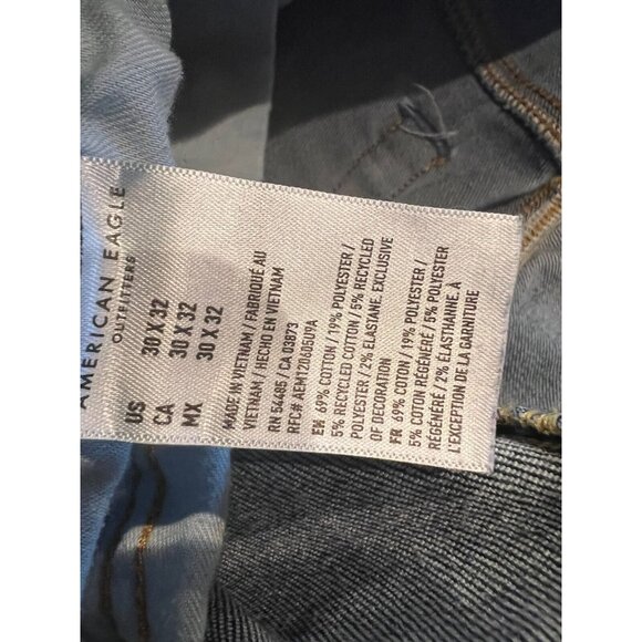American Eagle Airflex + Jeans Temp Tech 30 x 32 Athletic Straight Leg 30x32 AEO - Picture 7 of 9